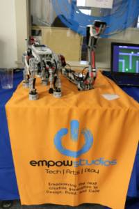 Robot on display at Empow Studios