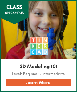 3D Modeling 101 On Campus class